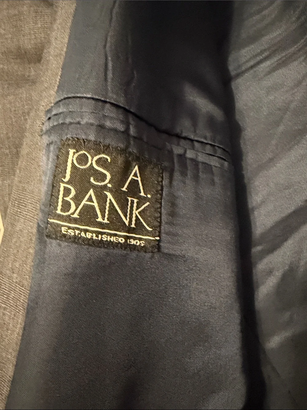 Jos. A. Bank Gray Two-Button Men's Blazer 44L